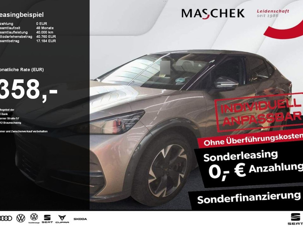 Cupra Tavascan Sonderleasing Wärmep ACC Navi Sitzh. Re