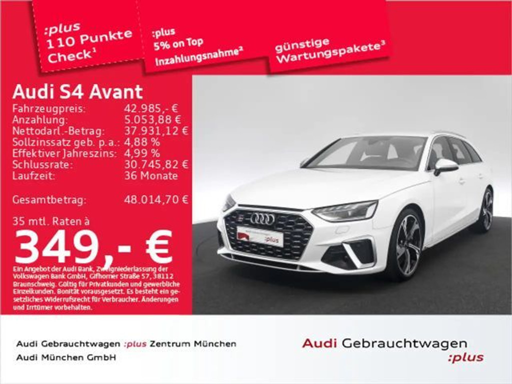 Audi S4 TDI tiptr. Matrix/HuD/ACC
