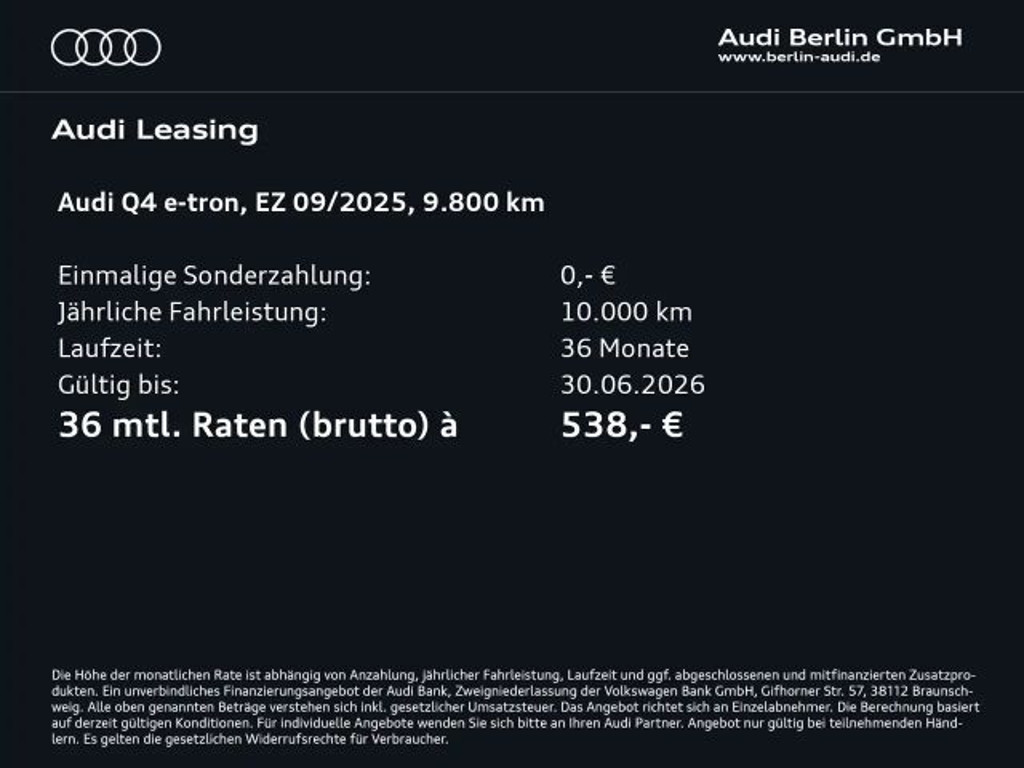 Audi Q4 e-tron