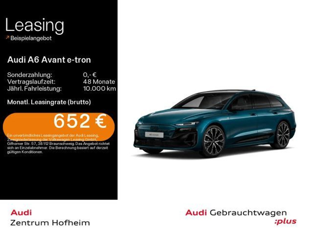 Audi A6 e-tron S-Line Edition