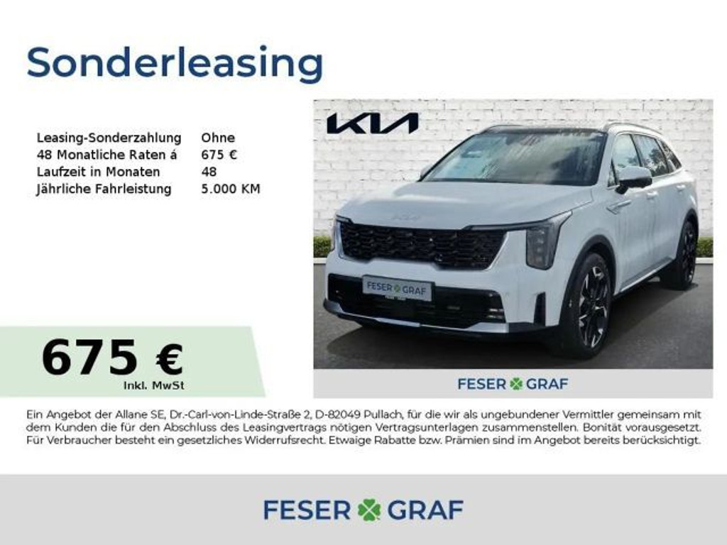 Kia Sorento Platinum Edition Vierwielaandrijving 7-zitter