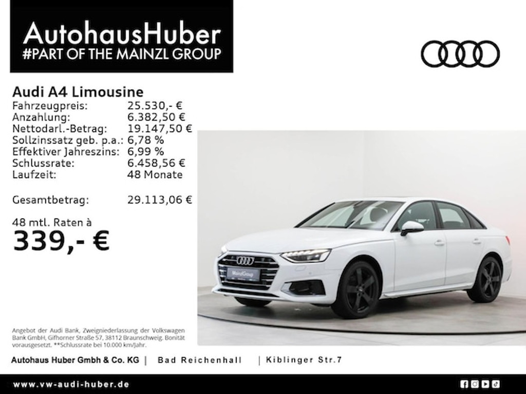Audi A4 Sedan S-Tronic 35 TDI