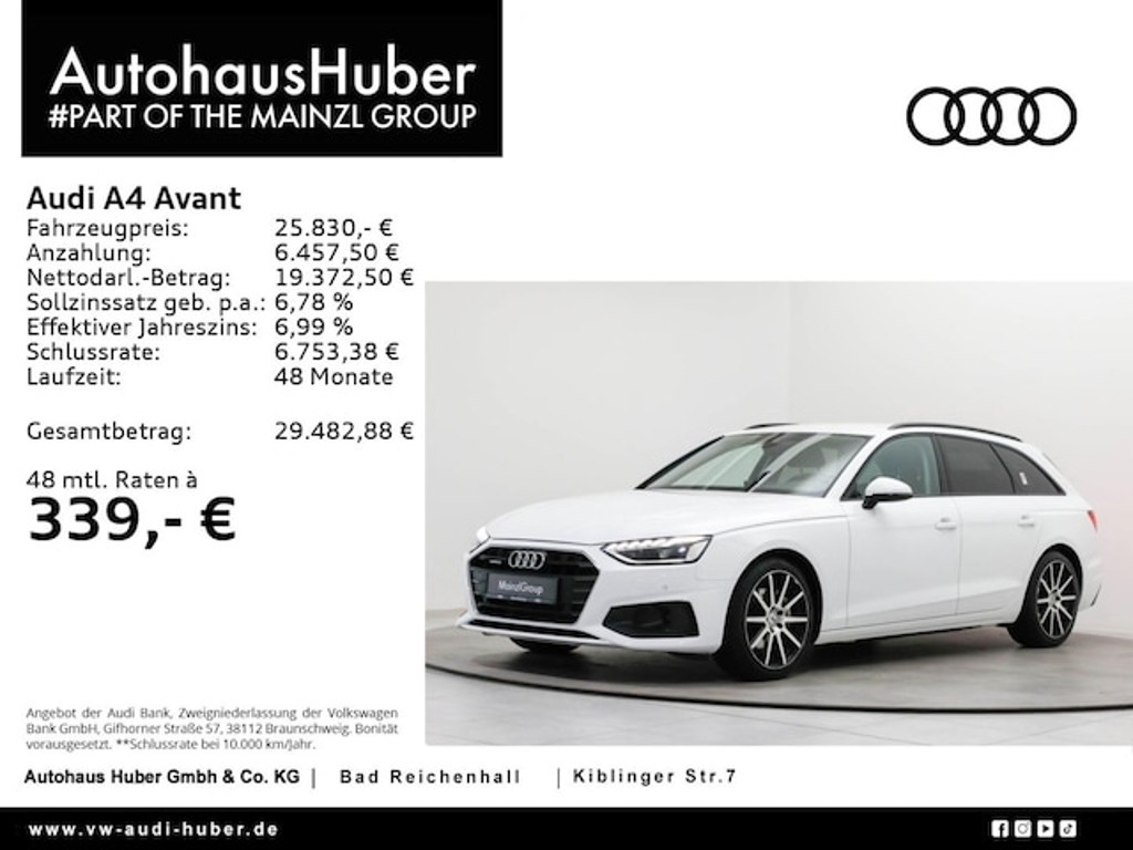 Audi A4 Avant Quattro S-Tronic 40 TDI