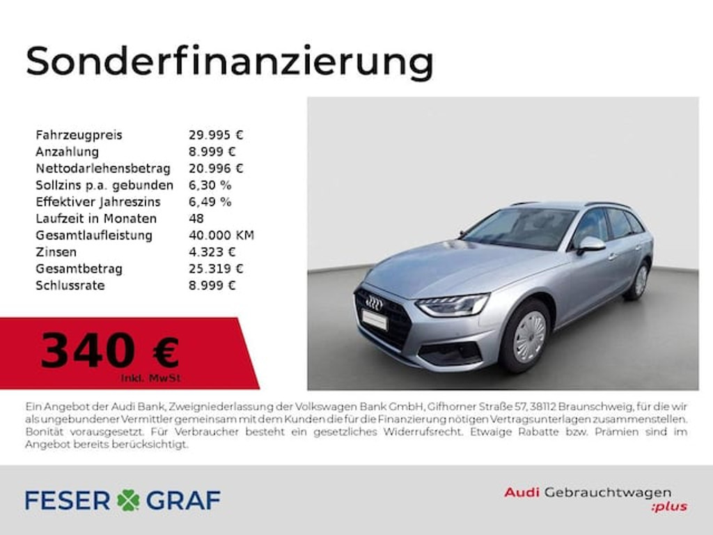 Audi A4 Avant S-Tronic 30 TDI