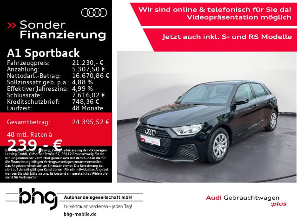 Audi A1 Sportback 30 TFSI