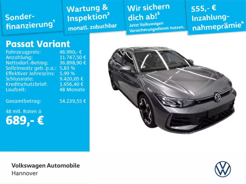 Volkswagen Passat DSG Variant R-Line 2.0 TDI