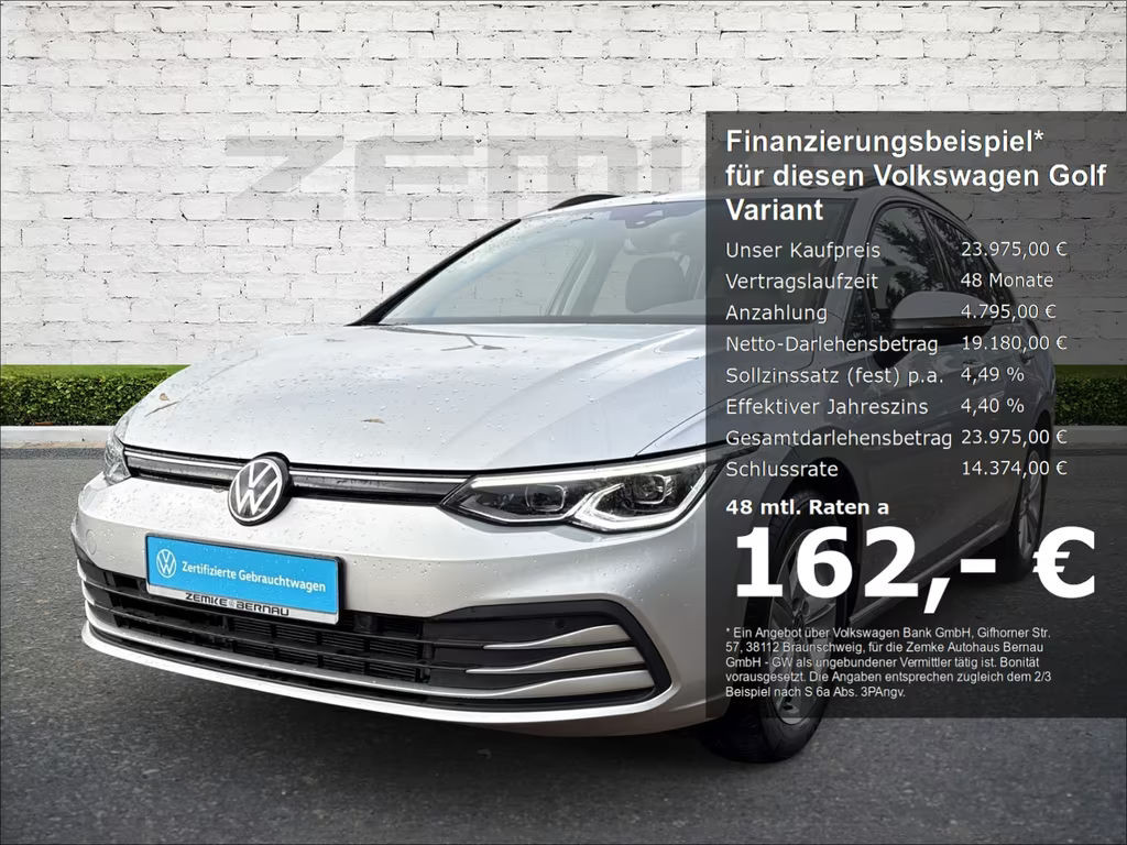 Volkswagen Golf DSG Life Variant Golf VIII 1.5 eTSI