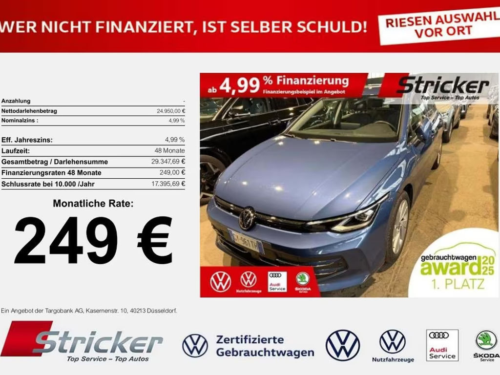 Volkswagen Golf DSG e-Golf Style 2.0 TDI