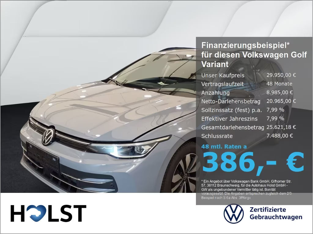 Volkswagen Golf DSG Variant Plus Golf VIII 1.5 eTSI