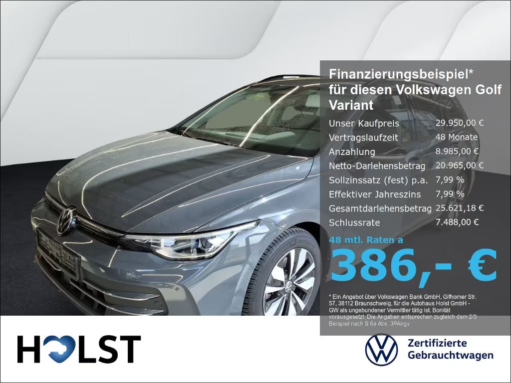 Volkswagen Golf DSG Variant Plus Golf VIII 1.5 eTSI