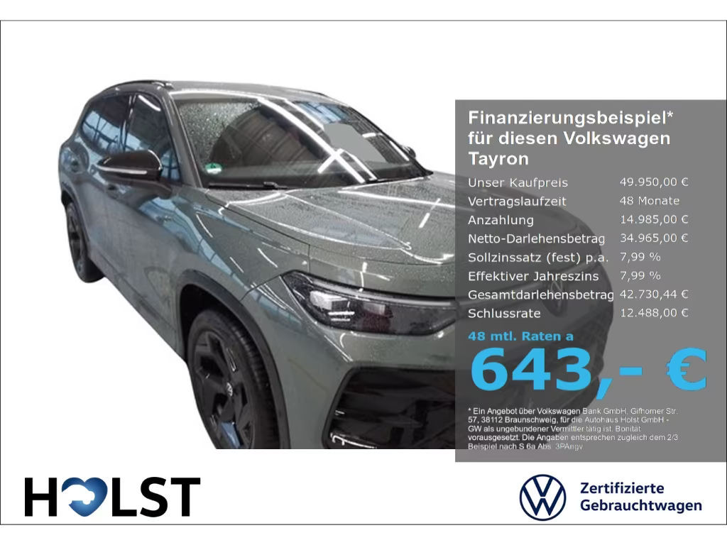 Volkswagen Tayron DSG R-Line eHybrid