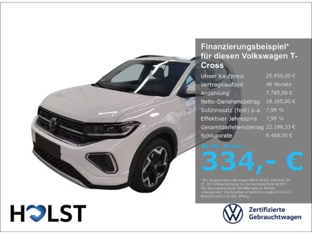 Volkswagen T-Cross R-Line 1.0 TSI