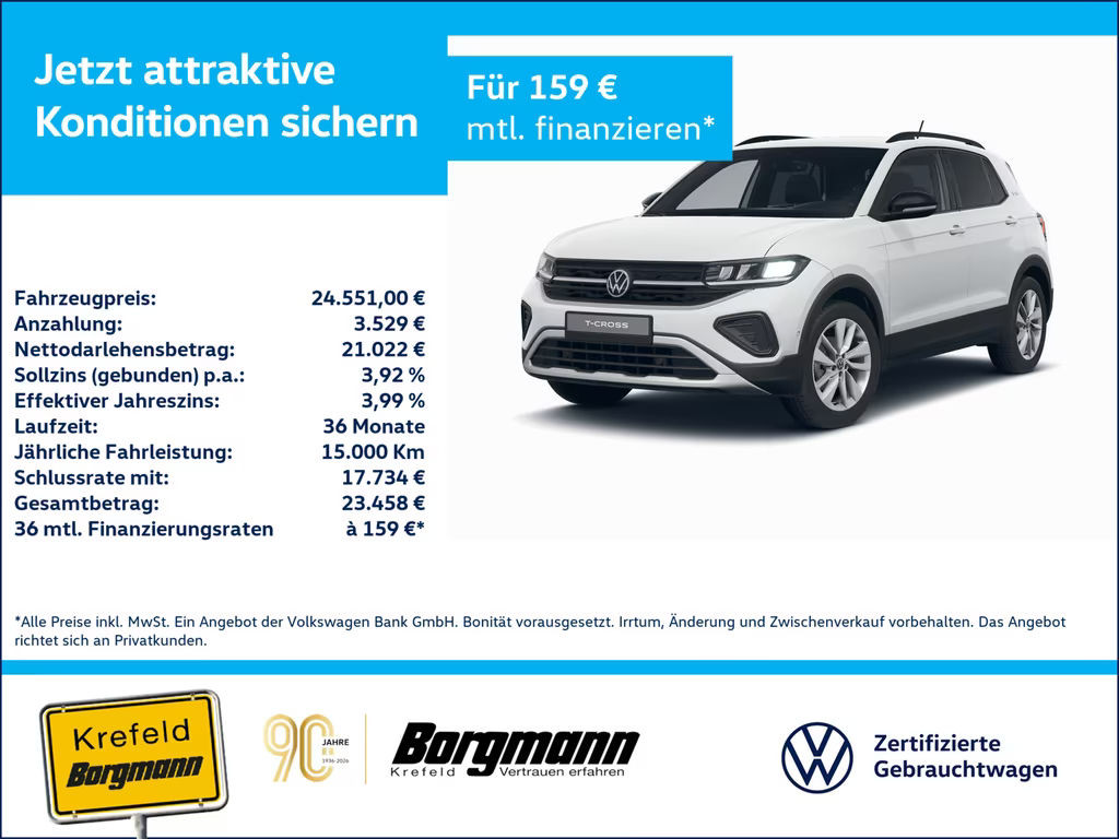 Volkswagen T-Cross 1.0 TSI