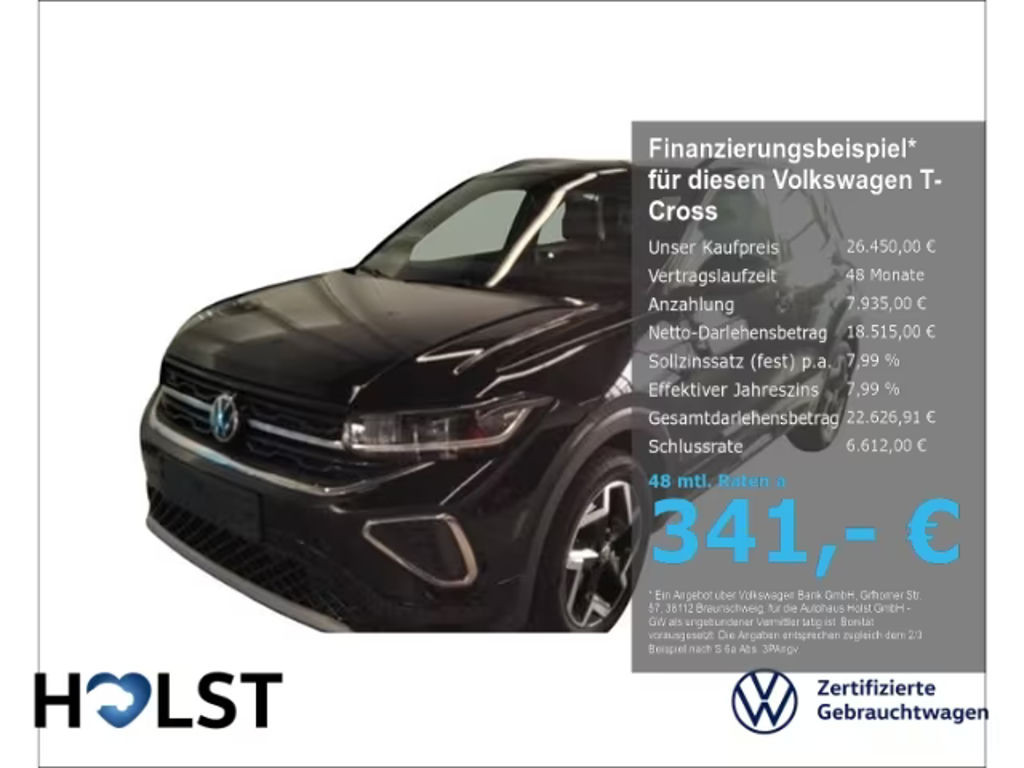 Volkswagen T-Cross R-Line 1.0 TSI