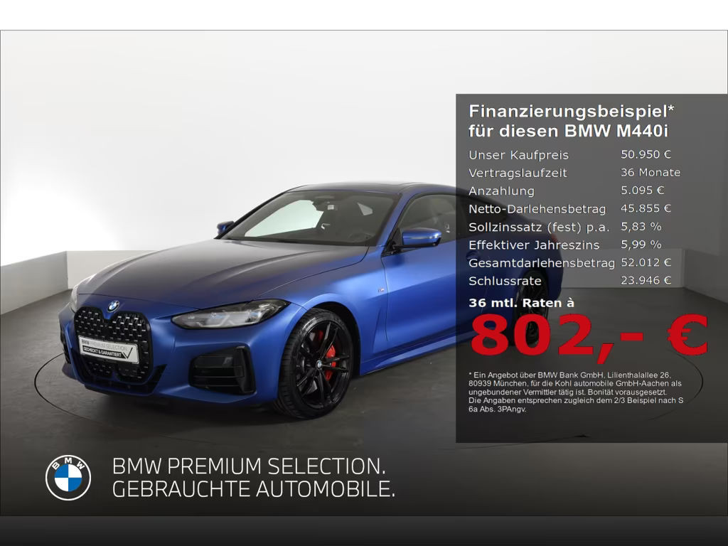 BMW M440 M-Sport xDrive Coupé M440i