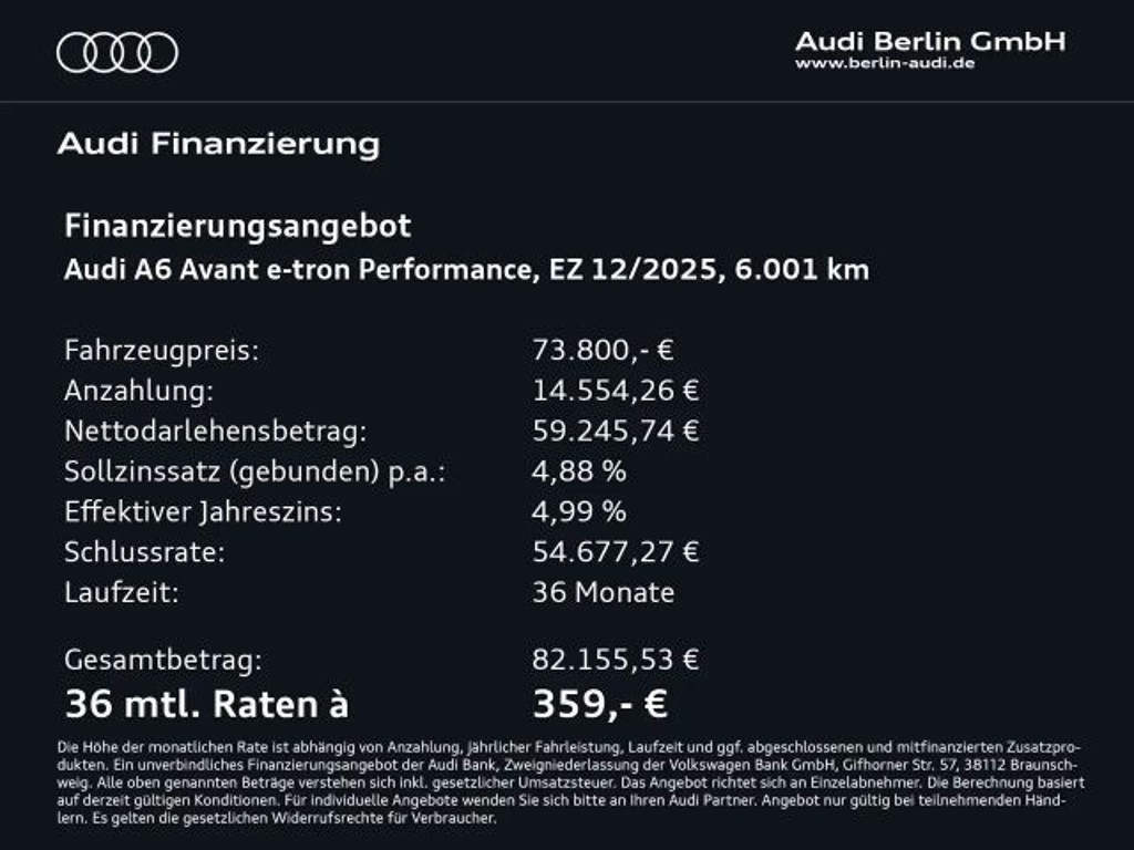 Audi A6 e-tron