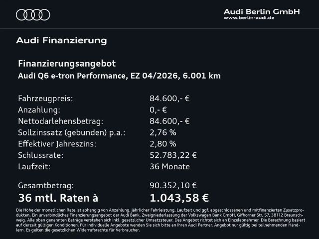 Audi Q6 e-tron