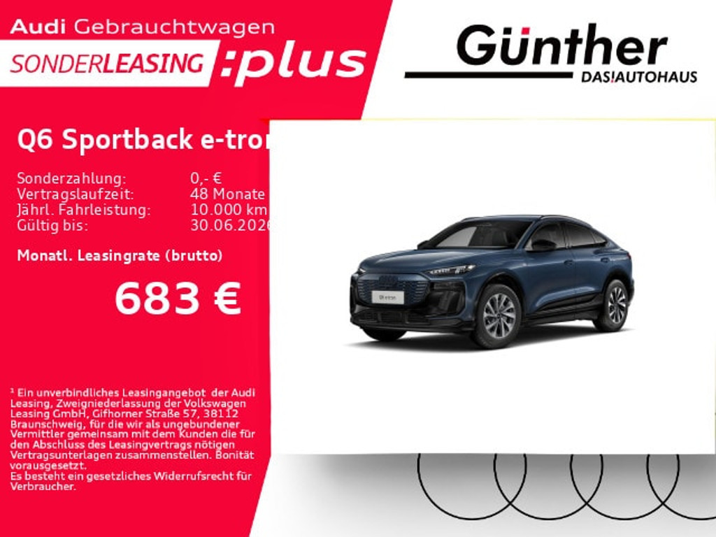 Audi Q6 e-tron Sportback Quattro