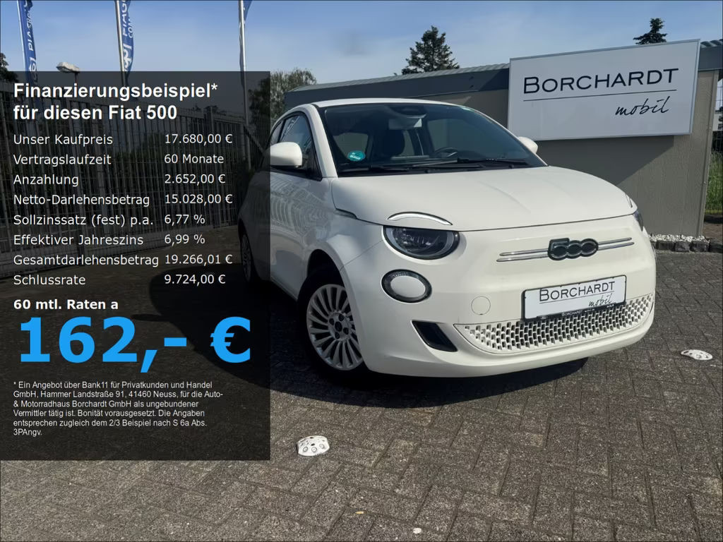 Fiat 500e 42 kWh