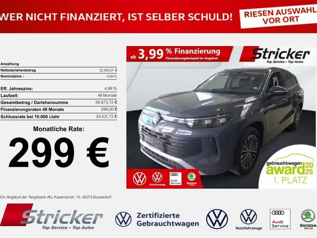 Volkswagen Tayron DSG Life 1.5 eTSI