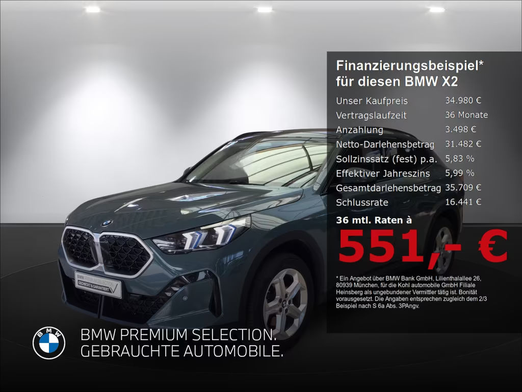 BMW X2 sDrive sDrive20i