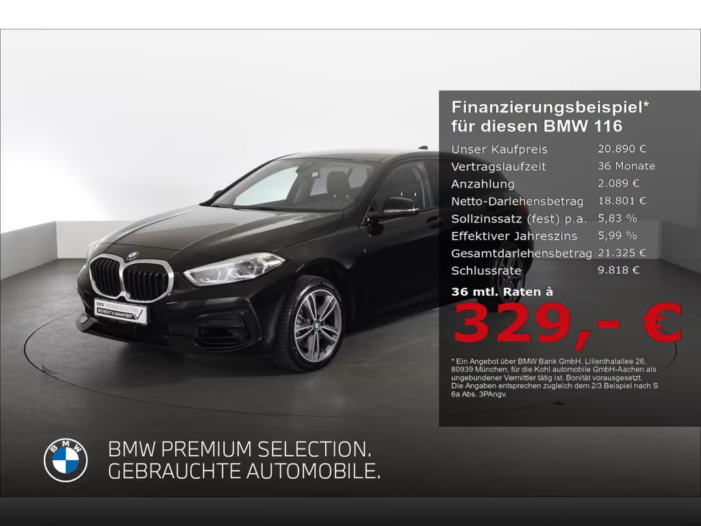 BMW 1 Serie 116 Sport Line Sedan 116i