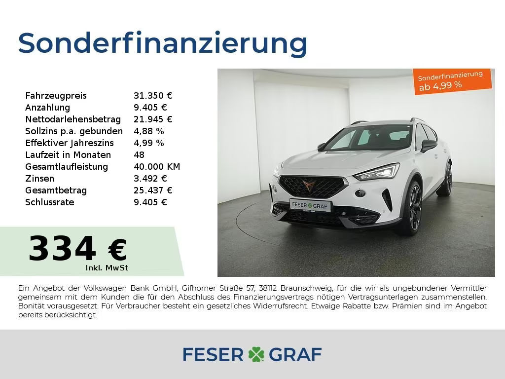Cupra Formentor 2.0 TSI DSG VZ