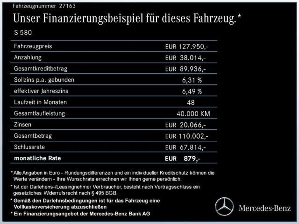 Mercedes-Benz S-Klasse