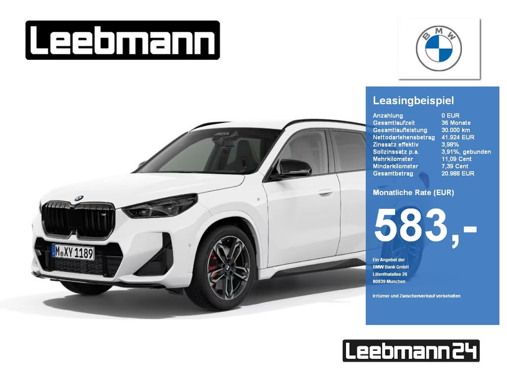 BMW X1 M35i M-Pro AHK/HeadUp Finanzierung ab 0,99%