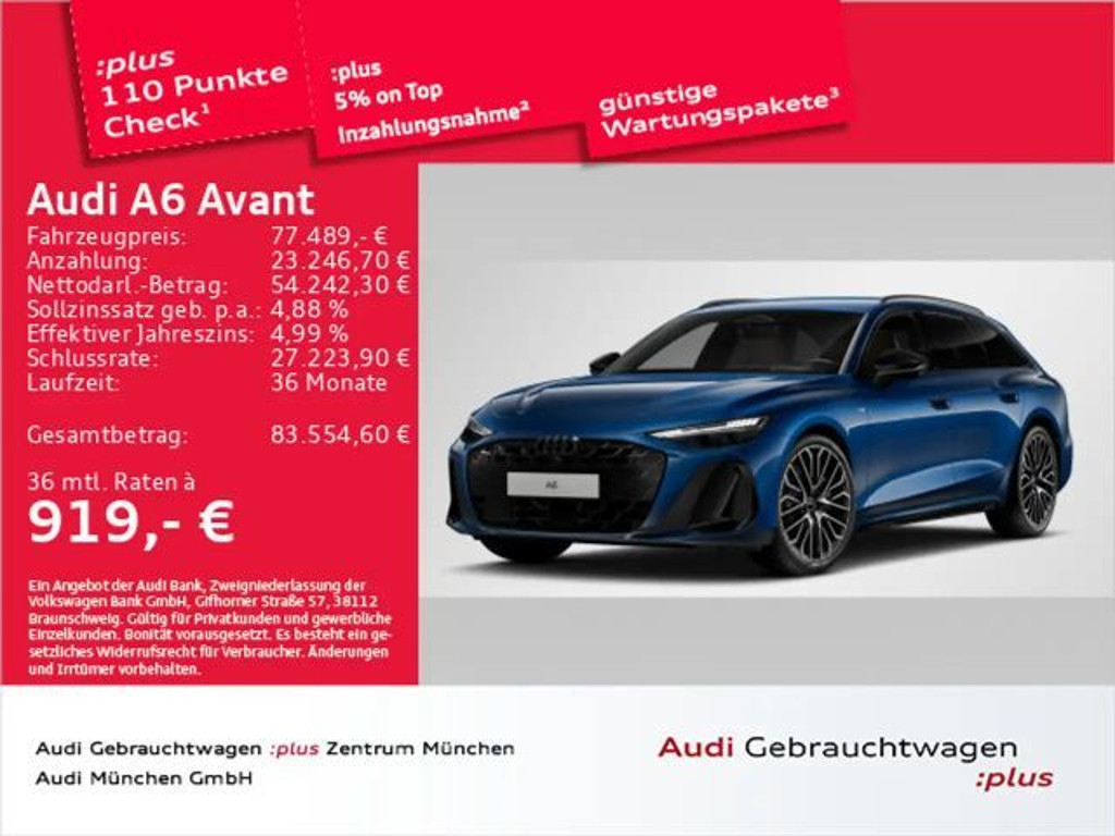 Audi A6 Quattro S-Line S-Tronic