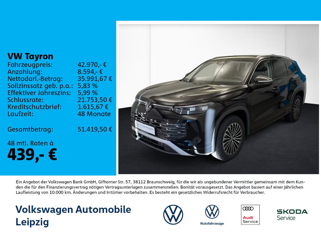 Volkswagen Tayron DSG IQ.Drive 1.5 eTSI Elegance Elegance