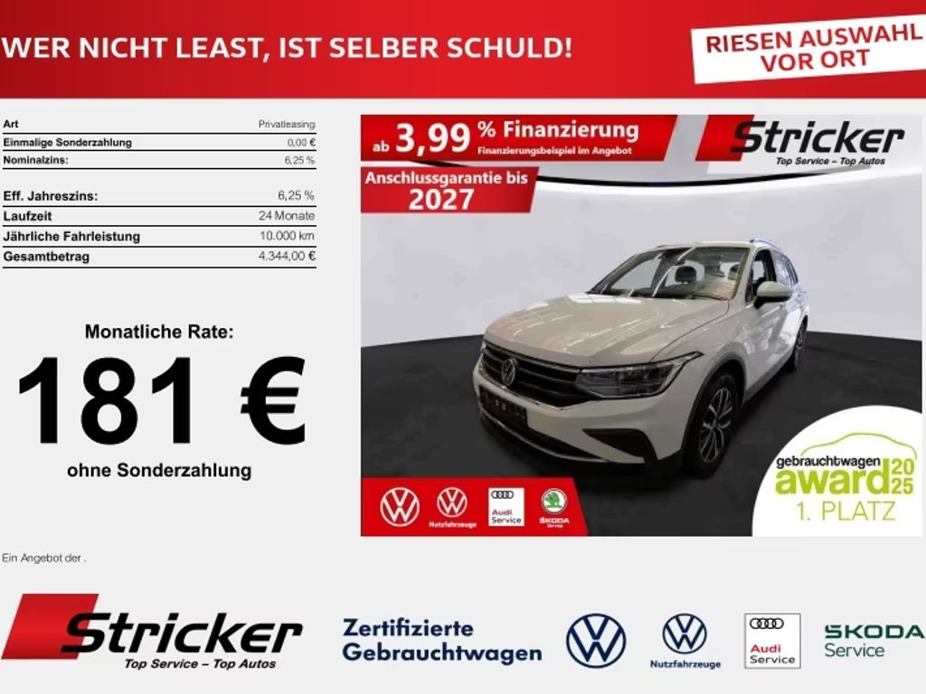 Volkswagen Tiguan DSG Life 2.0 TDI