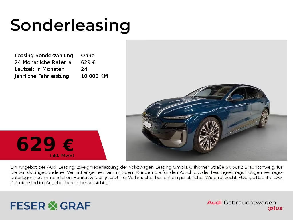 Audi A6 e-tron Avant Quattro S-Line
