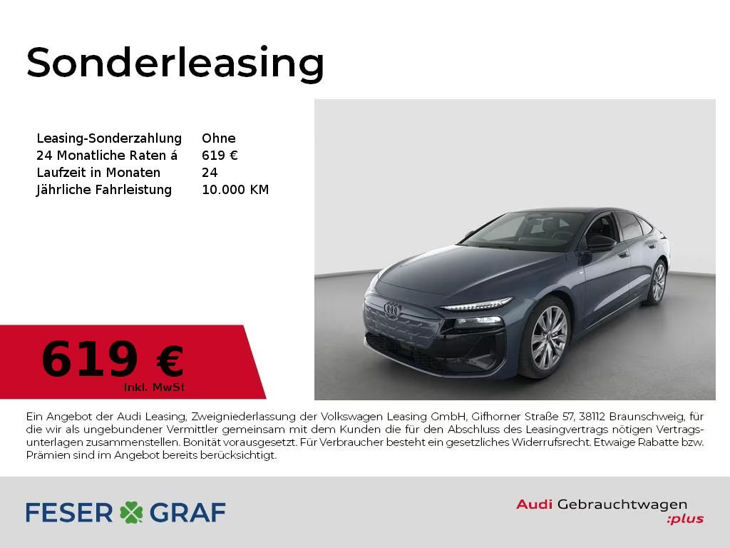 Audi A6 e-tron Sportback Quattro S-Line
