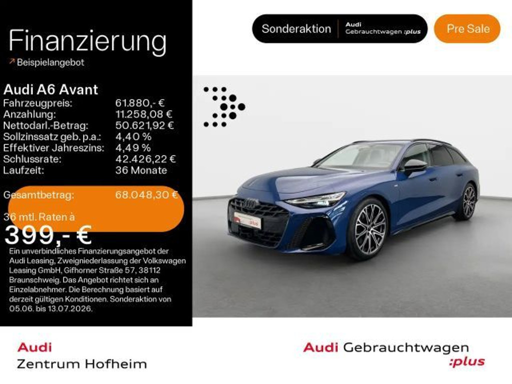 Audi A6 Quattro S-Line 55 TFSI