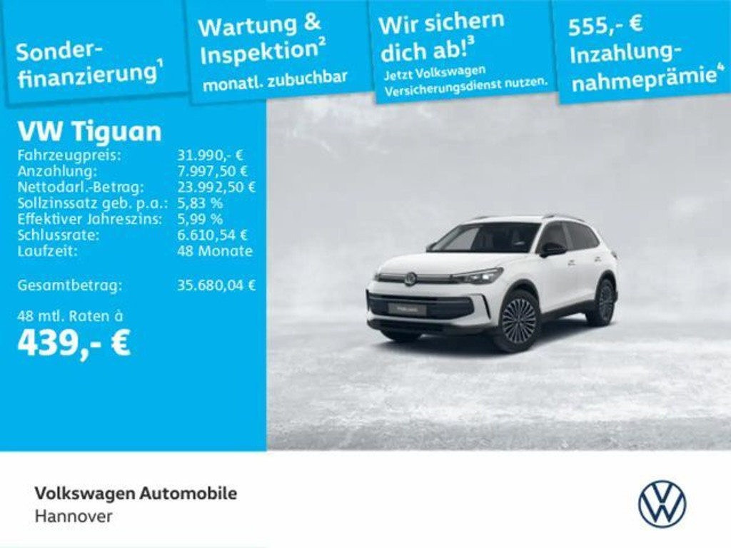 Volkswagen Tiguan DSG 1.5 eTSI