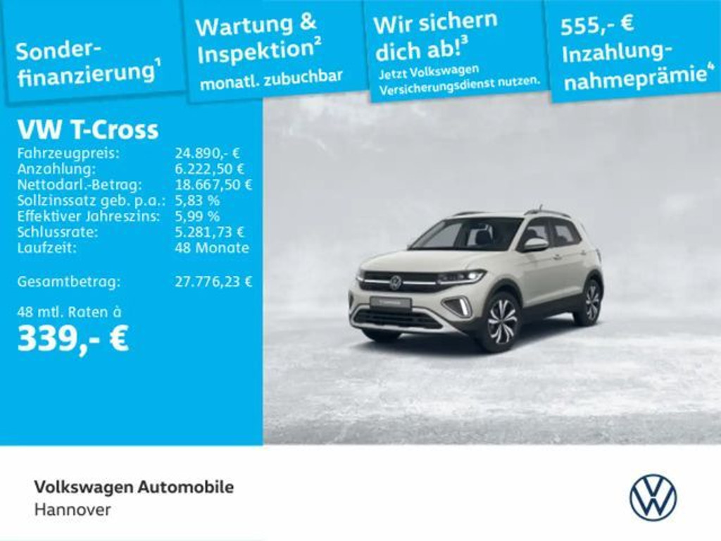 Volkswagen T-Cross Style 1.0 TSI IQ.Drive