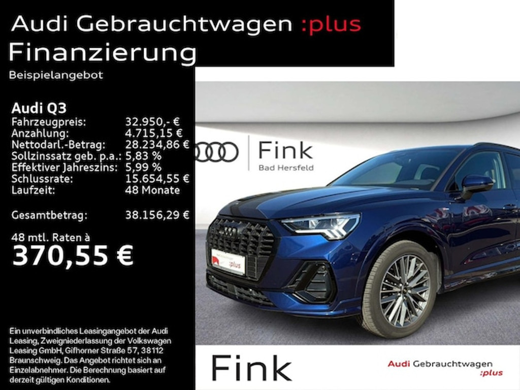 Audi Q3 Quattro S-Tronic 40 TFSI