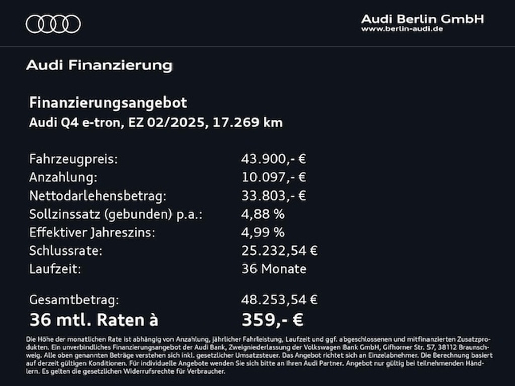 Audi Q4 e-tron