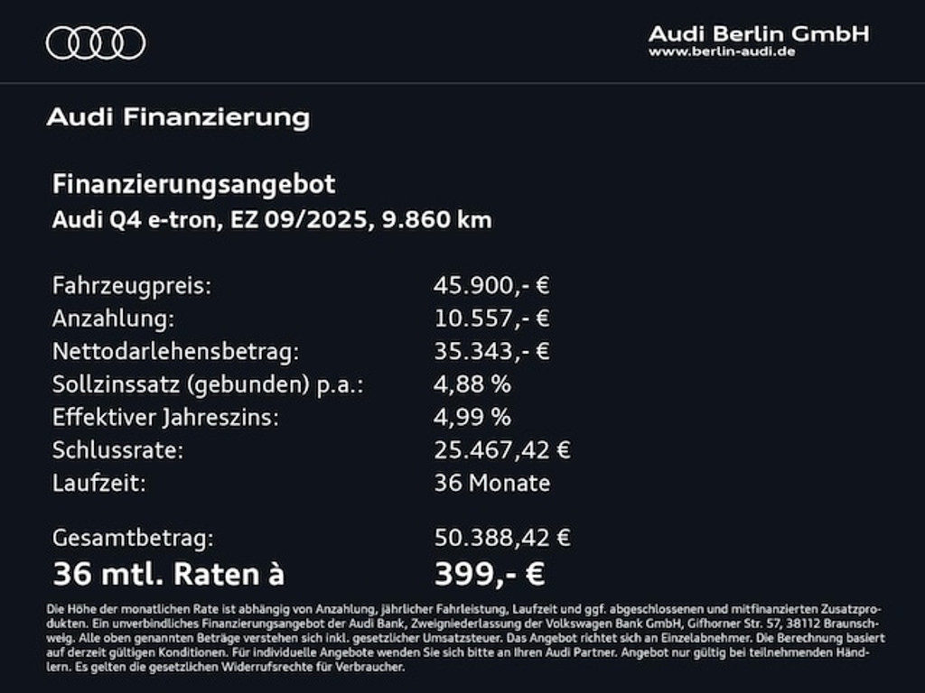 Audi Q4 e-tron