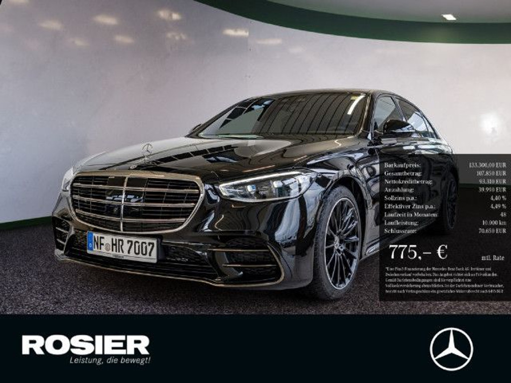 Mercedes-Benz S-Klasse S 580 4MATIC Limousine Lang Sedan
