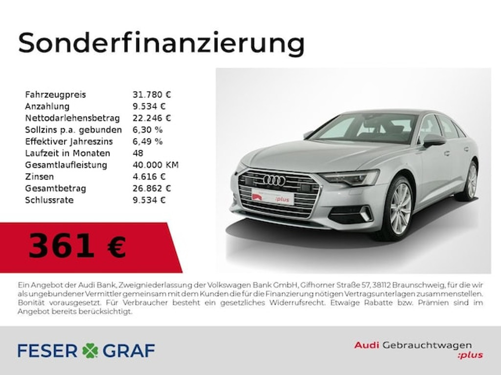 Audi A6 Sedan S-Tronic 40 TDI