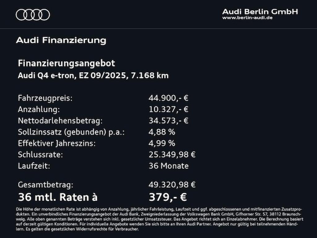 Audi Q4 e-tron