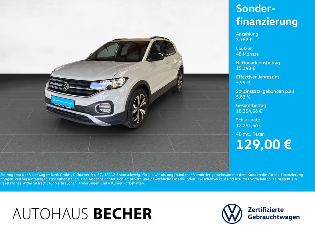 Volkswagen T-Cross Life 1.0 TSI