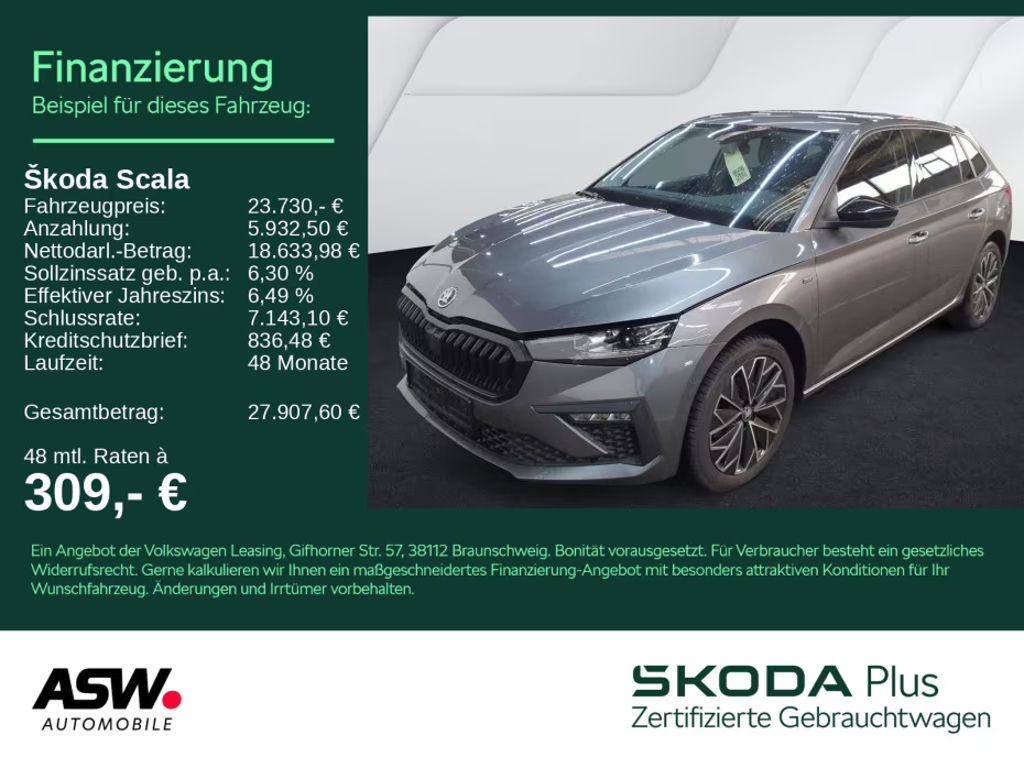 Skoda Scala 1.5 TSI Tour