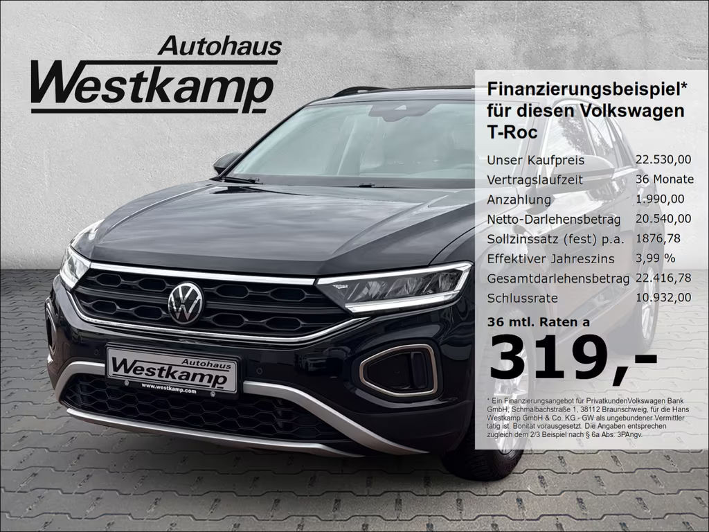 Volkswagen T-Roc Life 1.5 TSI
