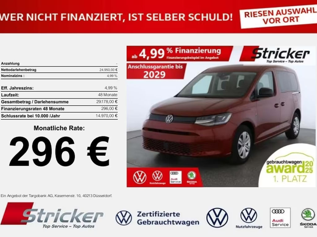Volkswagen Caddy 2.0 TDI Combi