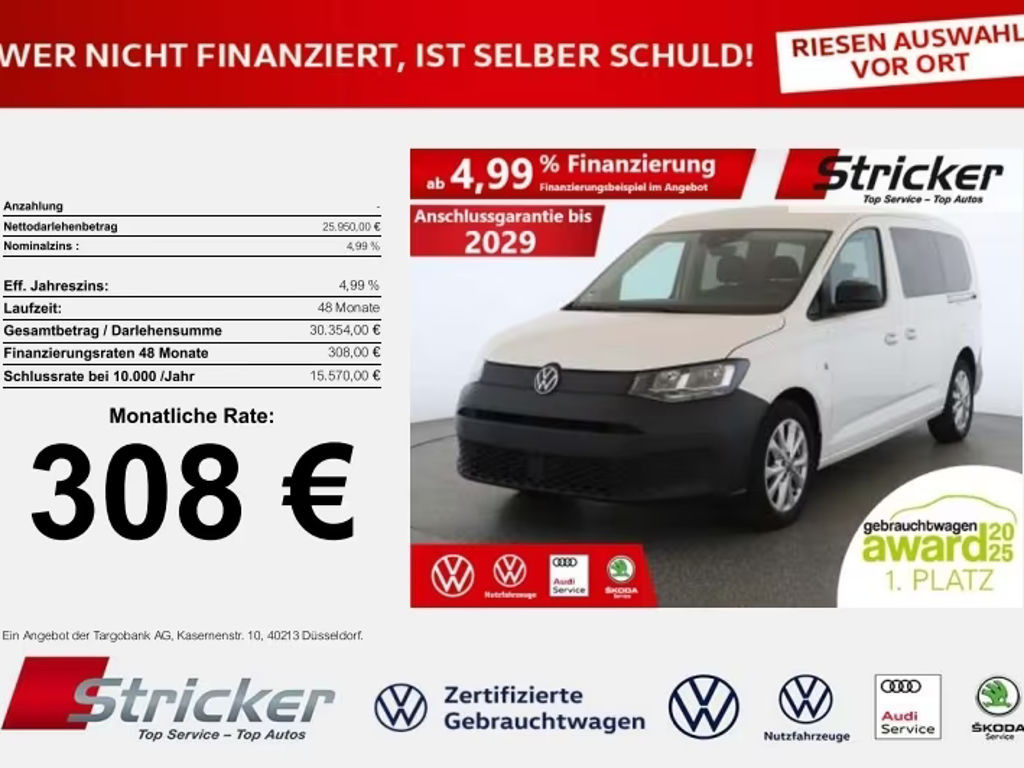 Volkswagen Caddy 2.0 TDI Combi Maxi