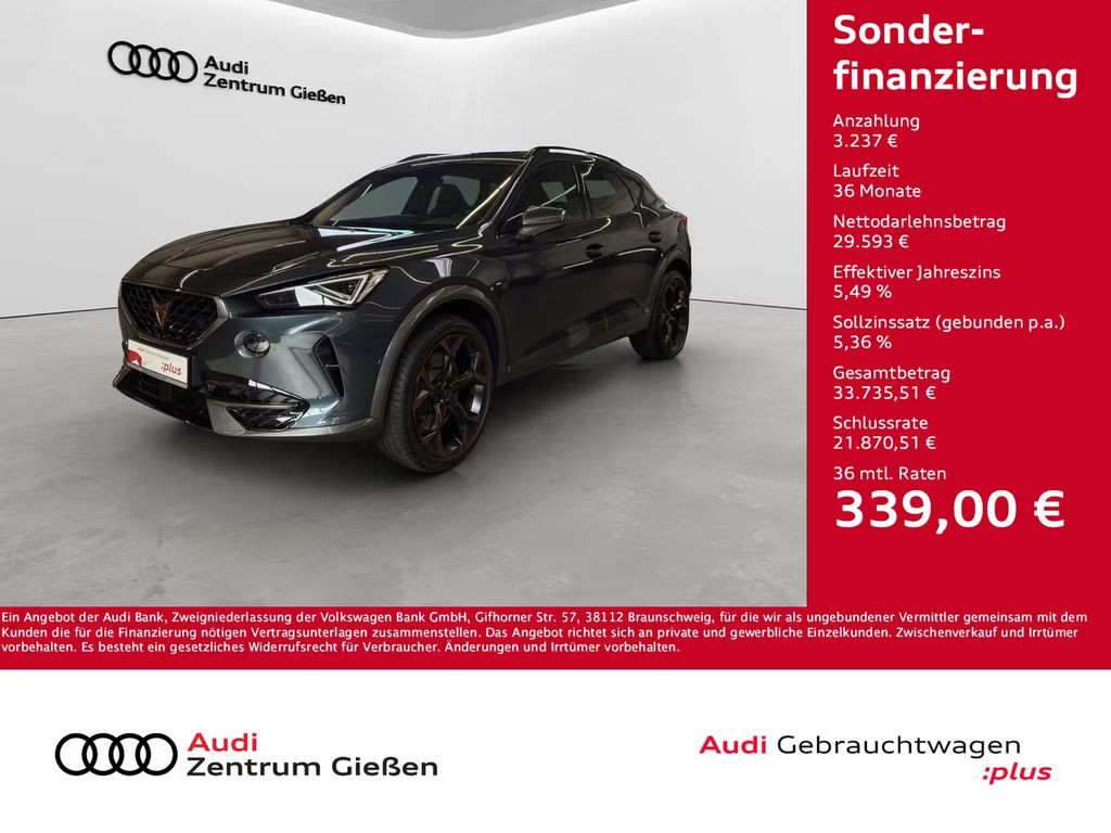 Cupra Formentor 4Drive 2.0 TSI DSG VZ