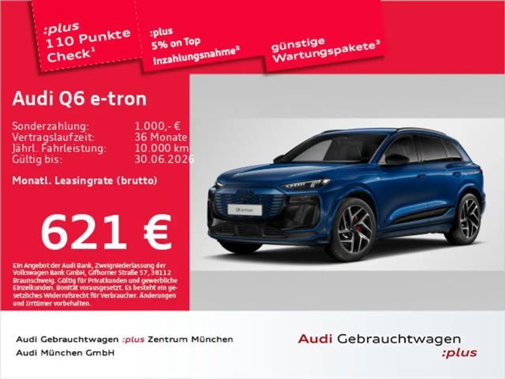 Audi Q6 e-tron Quattro S-Line